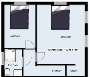 Upstairs Floorplan